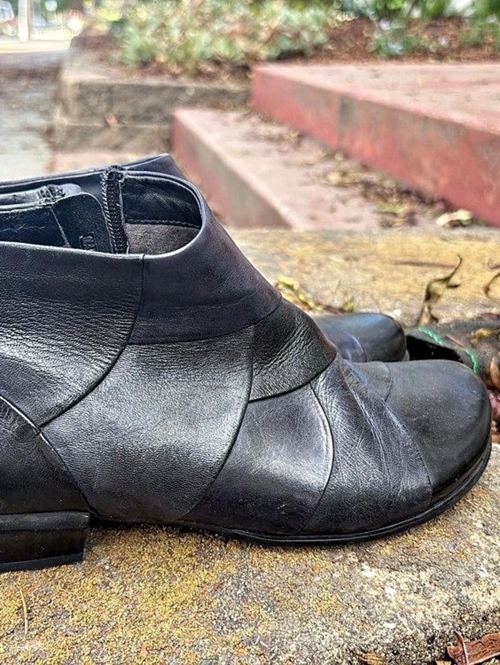 Regarde Le Ciel Black Leather Ankle Boots EU 38